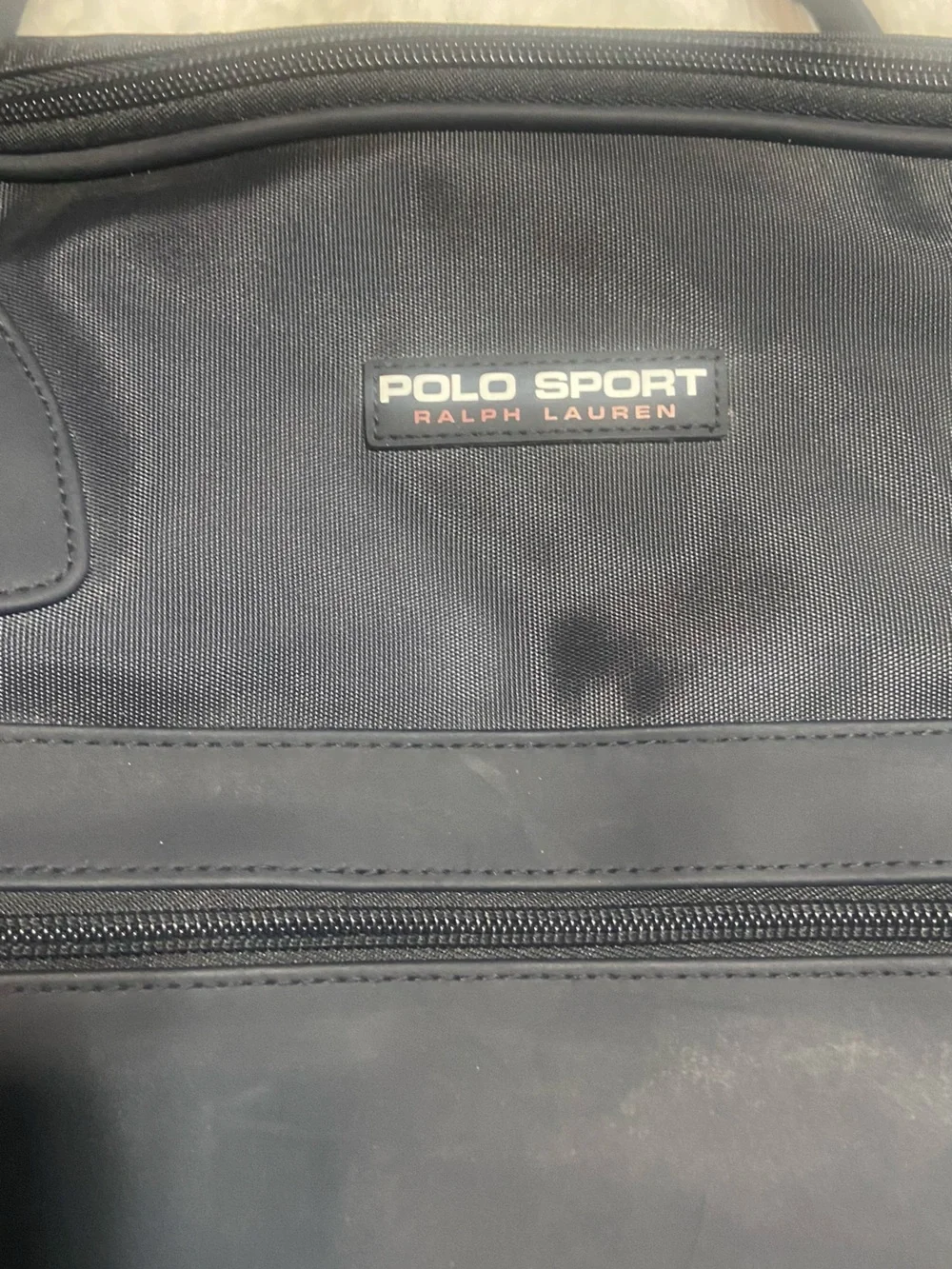 Vintage Polo by Ralph Lauren Black Polo Sport Travel Duffel